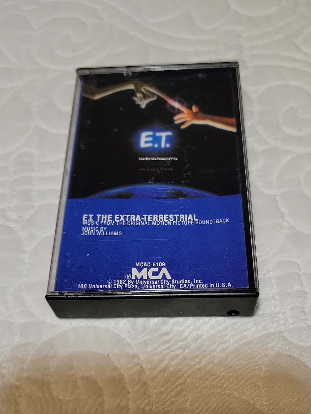 E.T. Soundtrack Cassette Insert - White Label